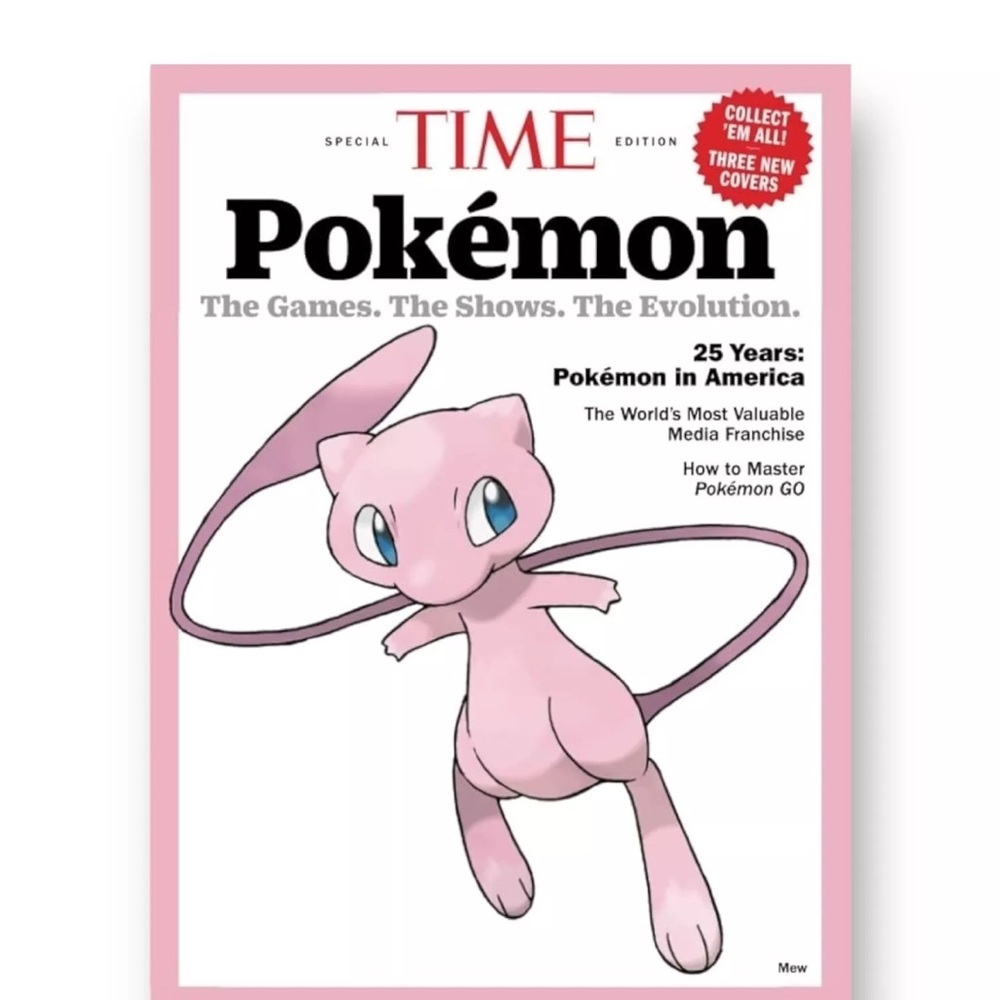 Mew Pokémon Time Magazine | Special Edition 2024 | Games, Shows & More